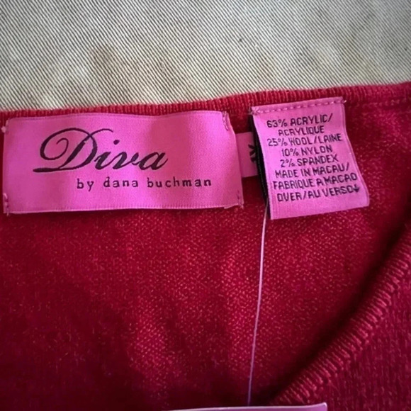 Brand New Diva by Dana Buchman Red Tank… 1x - Picture 2 of 3